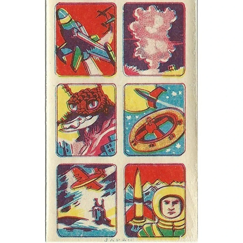 Transfer Picture Book Tattoos Unused 50s Toy Super Man New Old‎ Stock VTG Lot